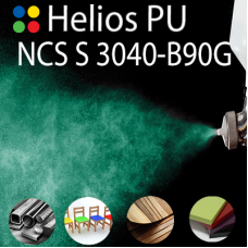 NCS S 3040-B90G шовковисто матова, 1 компонентна високоеластична поліуретанова емаль HELIOS PU - 1кг