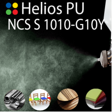 NCS S 1010-G10Y шовковисто матова, 1 компонентна високоеластична поліуретанова емаль HELIOS PU - 1кг