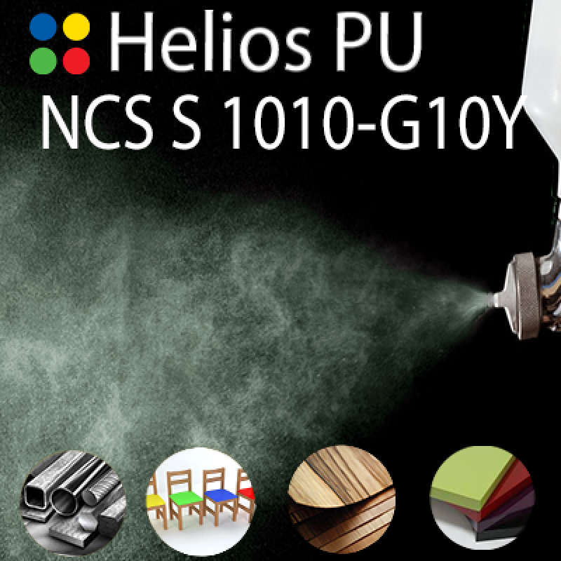 NCS S 1010-G10Y шовковисто матова, 1 компонентна високоеластична поліуретанова емаль HELIOS PU - 1кг NCS S 1010-G10Y шовковисто матова, 1 компонентна високоеластична поліуретанова емаль HELIOS PU - 1кг