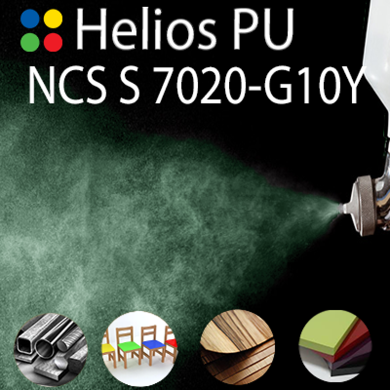 NCS S 7020-G10Y шовковисто матова, 1 компонентна високоеластична поліуретанова емаль HELIOS PU - 1кг