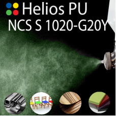 NCS S 1020-G20Y шовковисто матова, 1 компонентна високоеластична поліуретанова емаль HELIOS PU - 1кг