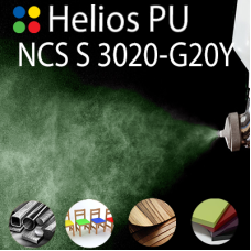 NCS S 3020-G20Y шовковисто матова, 1 компонентна високоеластична поліуретанова емаль HELIOS PU - 1кг