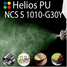 NCS S 1010-G30Y шовковисто матова, 1 компонентна високоеластична поліуретанова емаль HELIOS PU - 1кг
