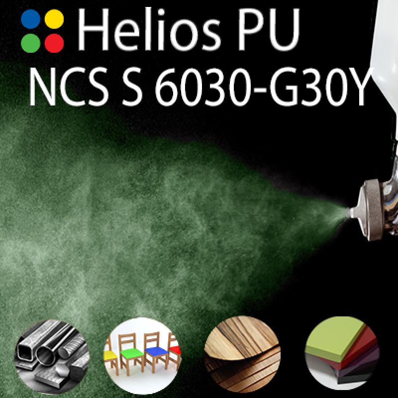 NCS S 6030-G30Y шовковисто матова, 1 компонентна високоеластична поліуретанова емаль HELIOS PU - 1кг NCS S 6030-G30Y шовковисто матова, 1 компонентна високоеластична поліуретанова емаль HELIOS PU - 1кг