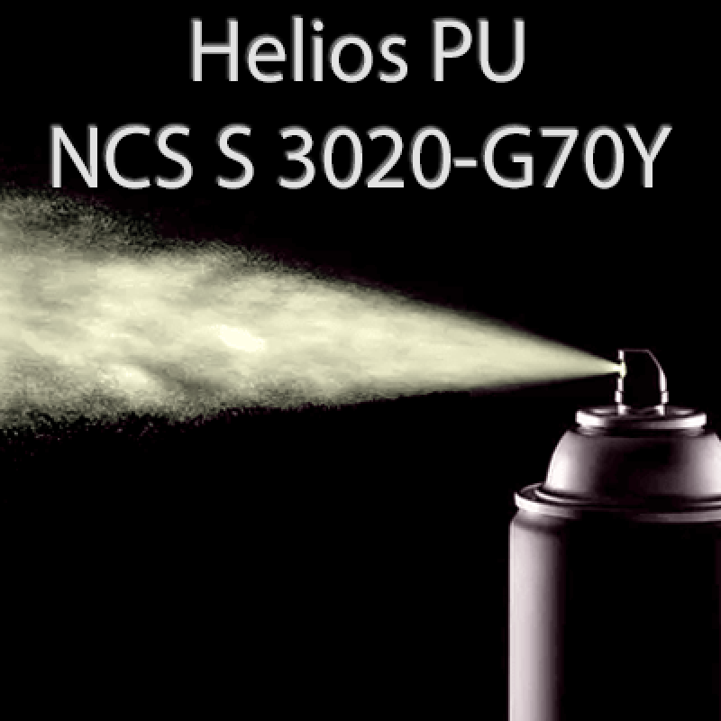 Аерозольна NCS S 3020-G70Y шовковисто матова, 1 компонентна поліуретанова емаль HELIOS PU - 400мл Аерозольна NCS S 3020-G70Y шовковисто матова, 1 компонентна поліуретанова емаль HELIOS PU - 400мл