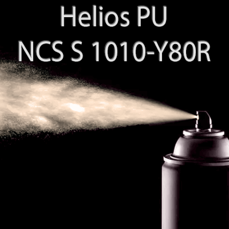 Аерозольна NCS S 1010-Y80R шовковисто матова, 1 компонентна поліуретанова емаль HELIOS PU - 400мл