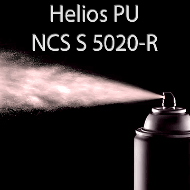 Аерозольна NCS S 5020-R шовковисто матова, 1 компонентна поліуретанова емаль HELIOS PU - 400мл