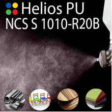 NCS S 1010-R20B шовковисто матова, 1 компонентна високоеластична поліуретанова емаль HELIOS PU - 1кг