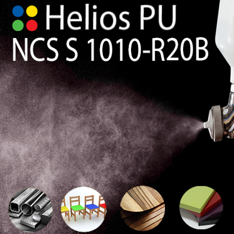 NCS S 1010-R20B шовковисто матова, 1 компонентна високоеластична поліуретанова емаль HELIOS PU - 1кг NCS S 1010-R20B шовковисто матова, 1 компонентна високоеластична поліуретанова емаль HELIOS PU - 1кг