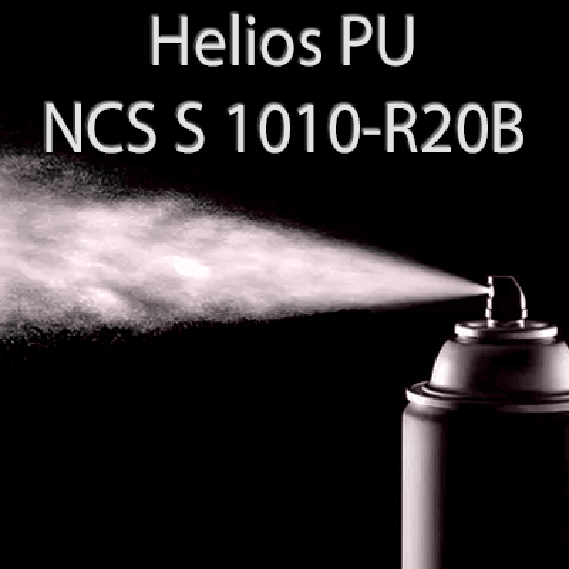 Аерозольна NCS S 1010-R20B шовковисто матова, 1 компонентна поліуретанова емаль HELIOS PU - 400мл