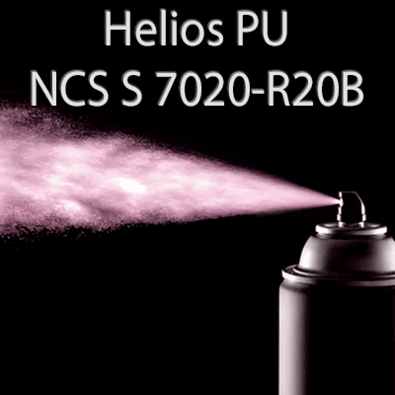 Аерозольна NCS S 7020-R20B шовковисто матова, 1 компонентна поліуретанова емаль HELIOS PU - 400мл