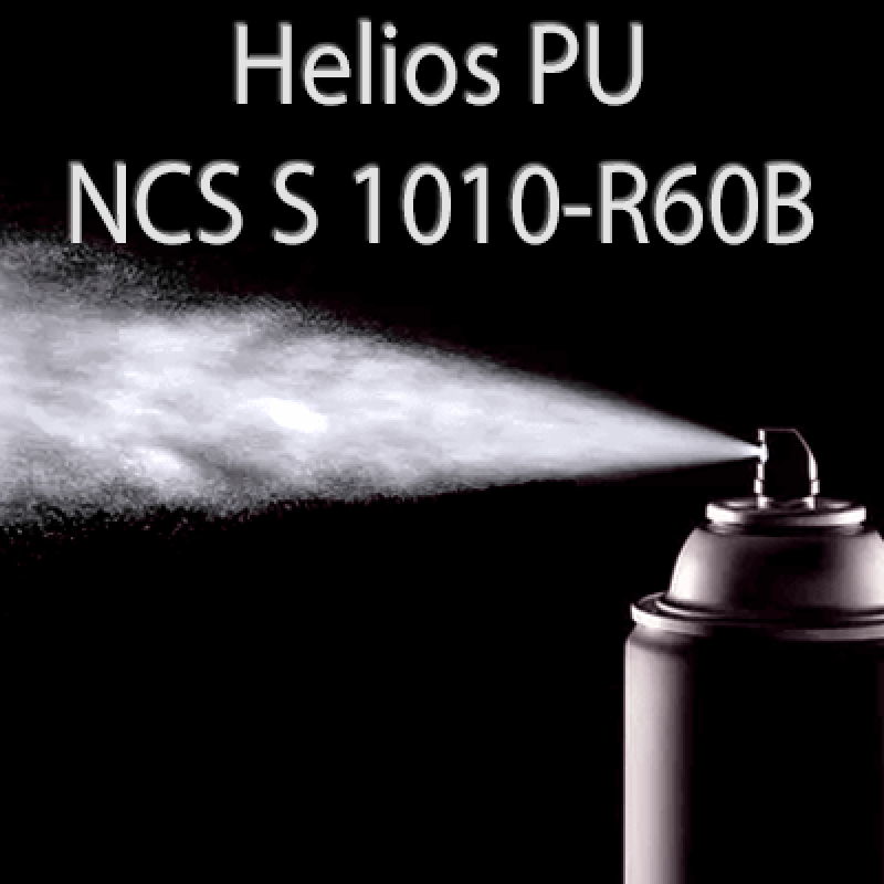 Аерозольна NCS S 1010-R60B шовковисто матова, 1 компонентна поліуретанова емаль HELIOS PU - 400мл