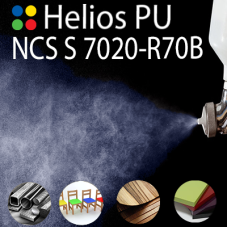 NCS S 7020-R70B шовковисто матова, 1 компонентна високоеластична поліуретанова емаль HELIOS PU - 1кг
