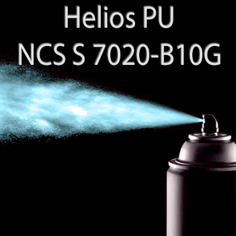 Аерозольна NCS S 7020-B10G шовковисто матова, 1 компонентна поліуретанова емаль HELIOS PU - 400мл