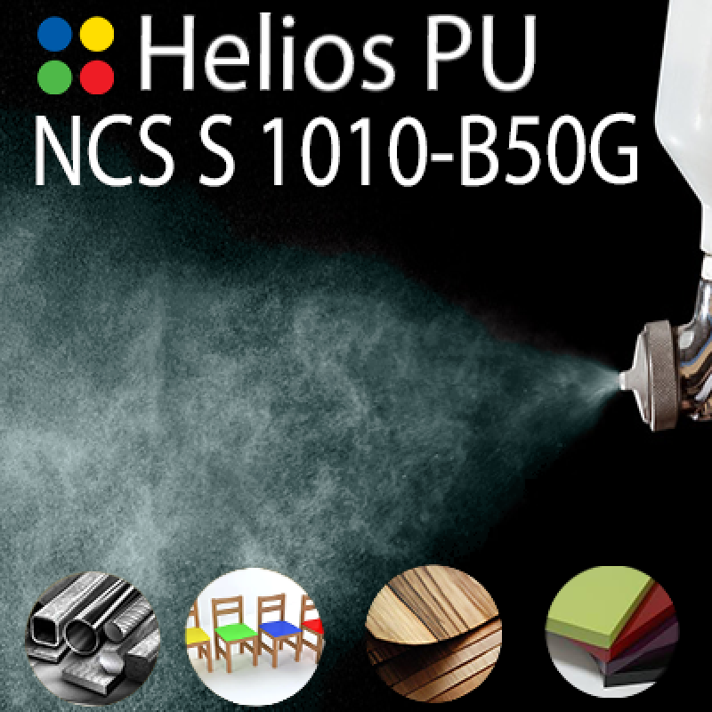 NCS S 1010-B50G шовковисто матова, 1 компонентна високоеластична поліуретанова емаль HELIOS PU - 1кг NCS S 1010-B50G шовковисто матова, 1 компонентна високоеластична поліуретанова емаль HELIOS PU - 1кг
