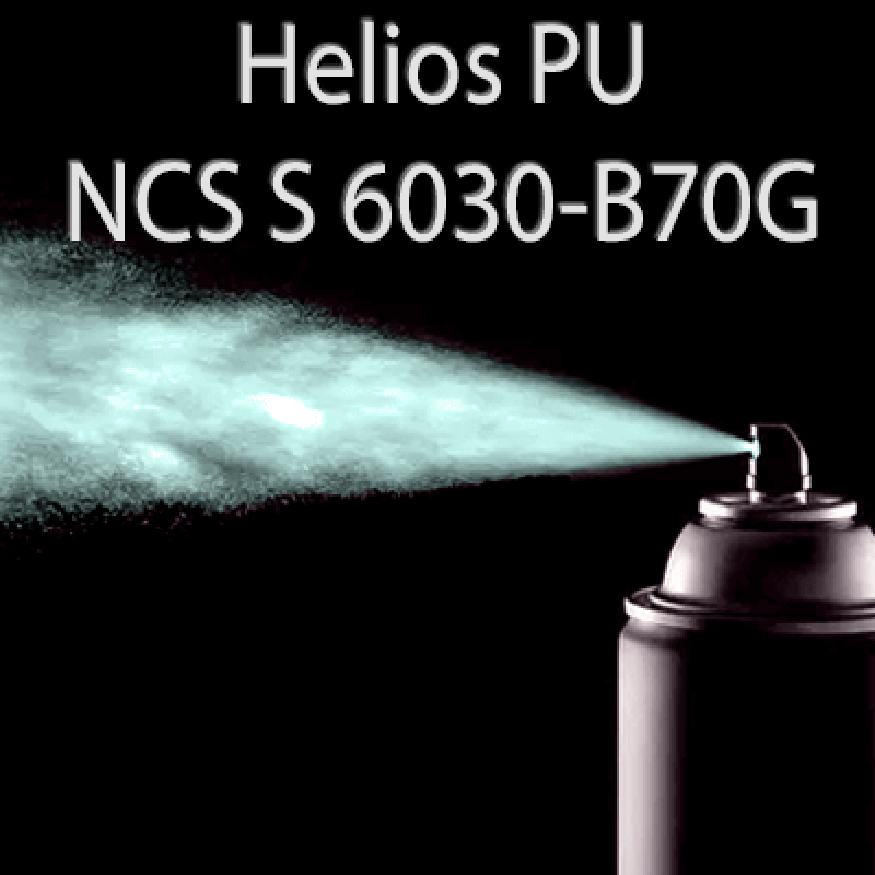 Аерозольна NCS S 6030-B70G шовковисто матова, 1 компонентна поліуретанова емаль HELIOS PU - 400мл