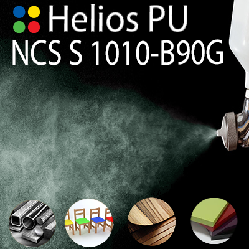 NCS S 1010-B90G шовковисто матова, 1 компонентна високоеластична поліуретанова емаль HELIOS PU - 1кг NCS S 1010-B90G шовковисто матова, 1 компонентна високоеластична поліуретанова емаль HELIOS PU - 1кг