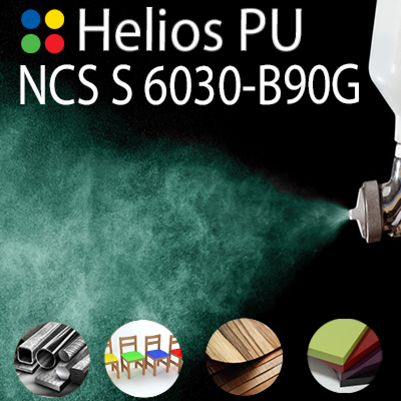 NCS S 6030-B90G шовковисто матова, 1 компонентна високоеластична поліуретанова емаль HELIOS PU - 1кг NCS S 6030-B90G шовковисто матова, 1 компонентна високоеластична поліуретанова емаль HELIOS PU - 1кг