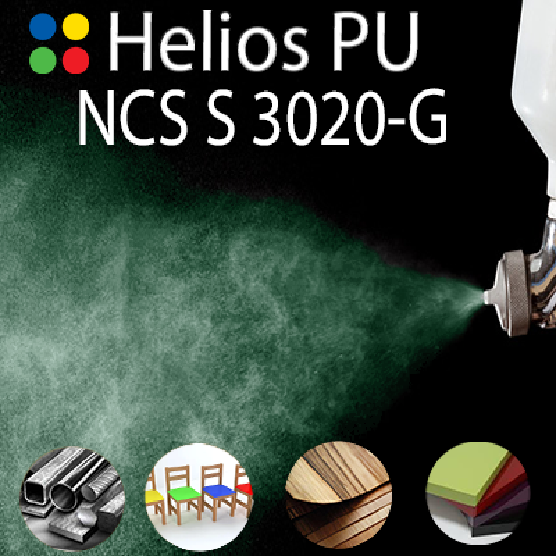 NCS S 3020-G шовковисто матова, 1 компонентна високоеластична поліуретанова емаль HELIOS PU - 1кг NCS S 3020-G шовковисто матова, 1 компонентна високоеластична поліуретанова емаль HELIOS PU - 1кг