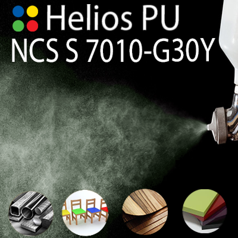 NCS S 7010-G30Y шовковисто матова, 1 компонентна високоеластична поліуретанова емаль HELIOS PU - 1кг