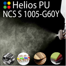 NCS S 1005-G60Y шовковисто матова, 1 компонентна високоеластична поліуретанова емаль HELIOS PU - 1кг