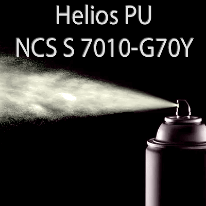 Аерозольна NCS S 7010-G70Y шовковисто матова, 1 компонентна поліуретанова емаль HELIOS PU - 400мл