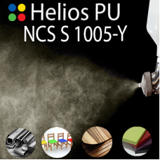 NCS S 1005-Y шовковисто матова, 1 компонентна високоеластична поліуретанова емаль HELIOS PU - 1кг
