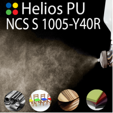 NCS S 1005-Y40R шовковисто матова, 1 компонентна високоеластична поліуретанова емаль HELIOS PU - 1кг