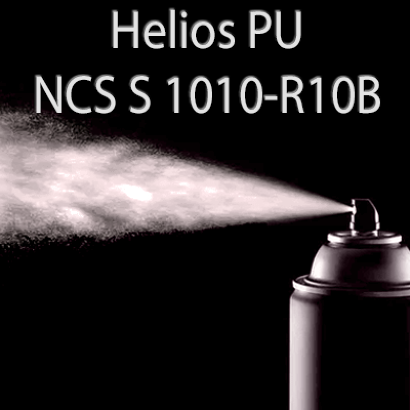 Аерозольна NCS S 1010-R10B шовковисто матова, 1 компонентна поліуретанова емаль HELIOS PU - 400мл