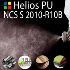 NCS S 2010-R10B шовковисто матова, 1 компонентна високоеластична поліуретанова емаль HELIOS PU - 1кг
