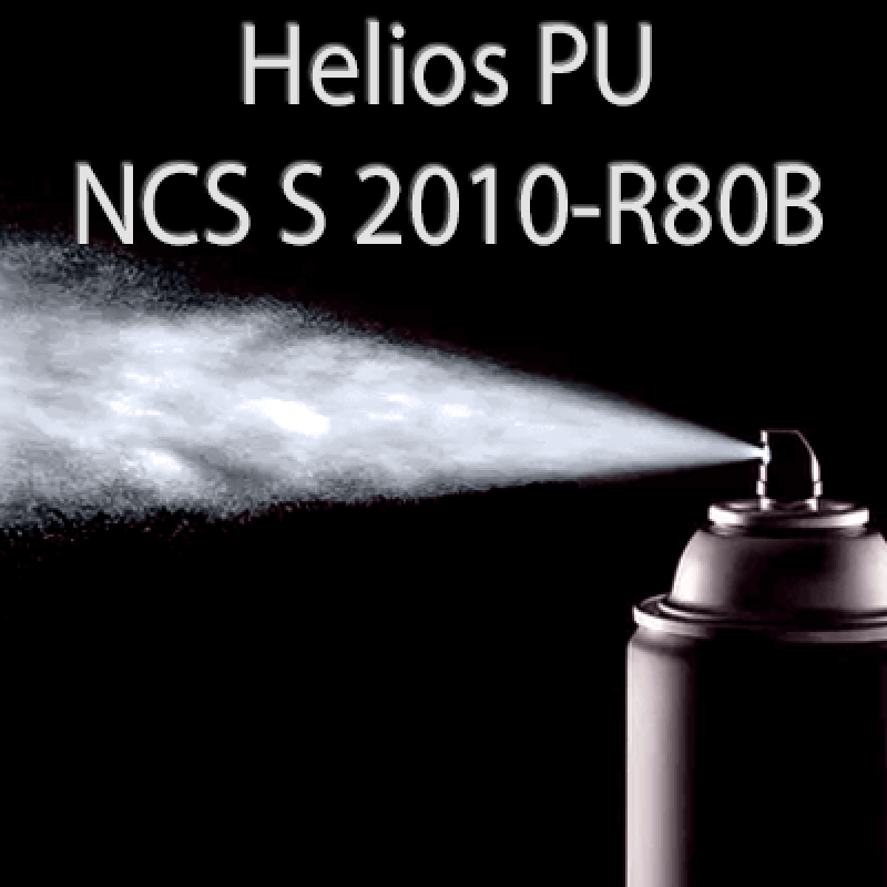 Аерозольна NCS S 2010-R80B шовковисто матова, 1 компонентна поліуретанова емаль HELIOS PU - 400мл