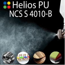 NCS S 4010-B шовковисто матова, 1 компонентна високоеластична поліуретанова емаль HELIOS PU - 1кг