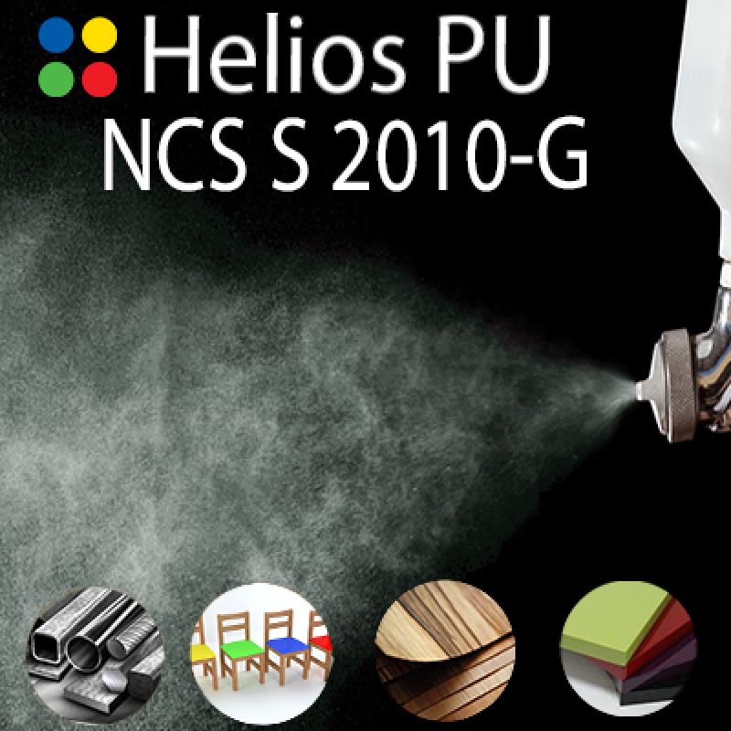 NCS S 2010-G шовковисто матова, 1 компонентна високоеластична поліуретанова емаль HELIOS PU - 1кг NCS S 2010-G шовковисто матова, 1 компонентна високоеластична поліуретанова емаль HELIOS PU - 1кг