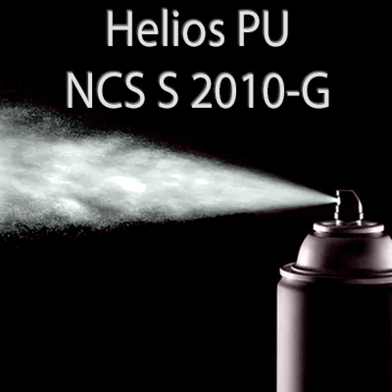 Аерозольна NCS S 2010-G шовковисто матова, 1 компонентна поліуретанова емаль HELIOS PU - 400мл