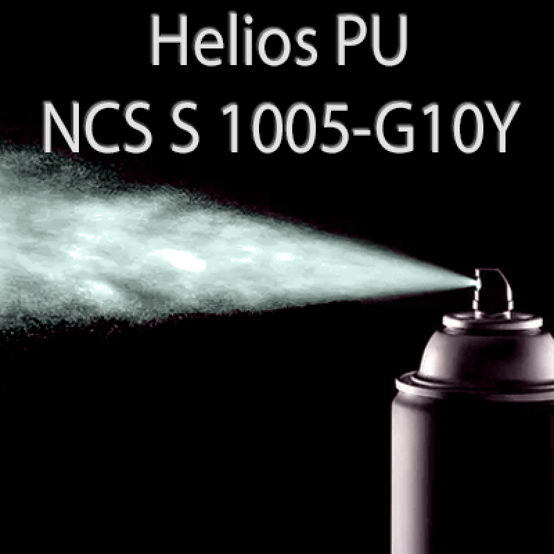Аерозольна NCS S 1005-G10Y шовковисто матова, 1 компонентна поліуретанова емаль HELIOS PU - 400мл Аерозольна NCS S 1005-G10Y шовковисто матова, 1 компонентна поліуретанова емаль HELIOS PU - 400мл