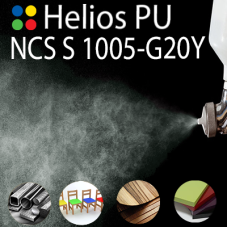 NCS S 1005-G20Y шовковисто матова, 1 компонентна високоеластична поліуретанова емаль HELIOS PU - 1кг