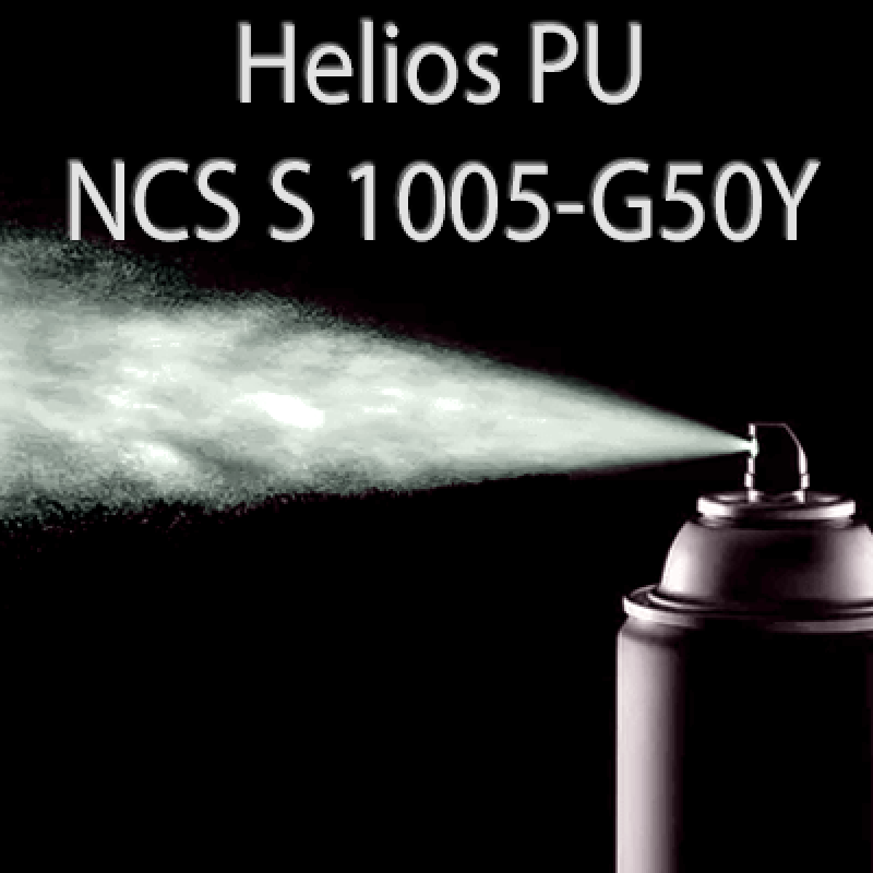 Аерозольна NCS S 1005-G50Y шовковисто матова, 1 компонентна поліуретанова емаль HELIOS PU - 400мл Аерозольна NCS S 1005-G50Y шовковисто матова, 1 компонентна поліуретанова емаль HELIOS PU - 400мл