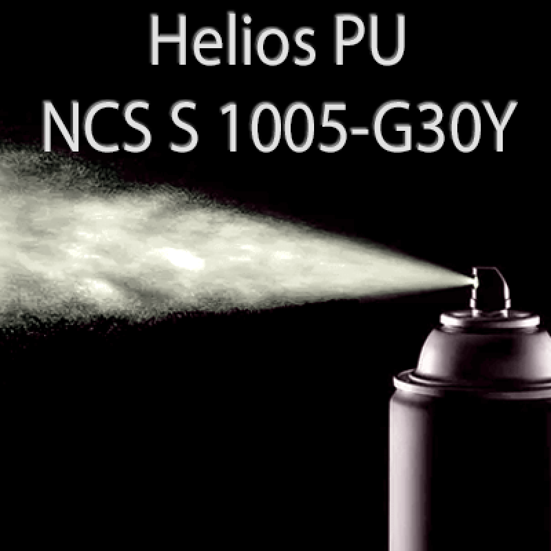 Аерозольна NCS S 1005-G30Y шовковисто матова, 1 компонентна поліуретанова емаль HELIOS PU - 400мл Аерозольна NCS S 1005-G30Y шовковисто матова, 1 компонентна поліуретанова емаль HELIOS PU - 400мл