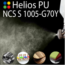 NCS S 1005-G70Y шовковисто матова, 1 компонентна високоеластична поліуретанова емаль HELIOS PU - 1кг