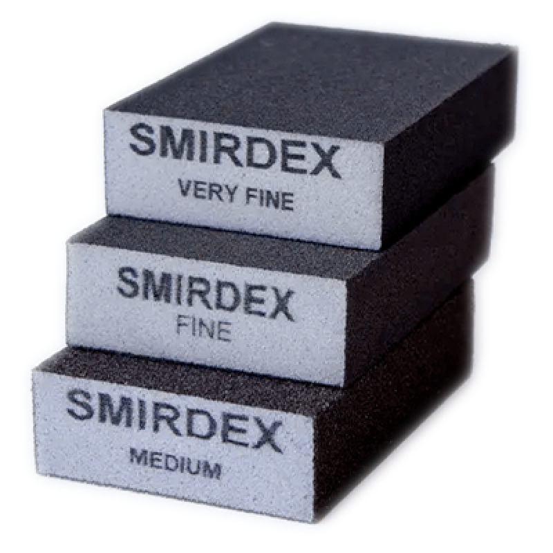 Абразивний блок чотиристоронній SMIRDEX MEDIUM (920) середній, 100х70х25мм - P60 Абразивний блок чотиристоронній SMIRDEX MEDIUM (920) середній, 100х70х25мм - P60