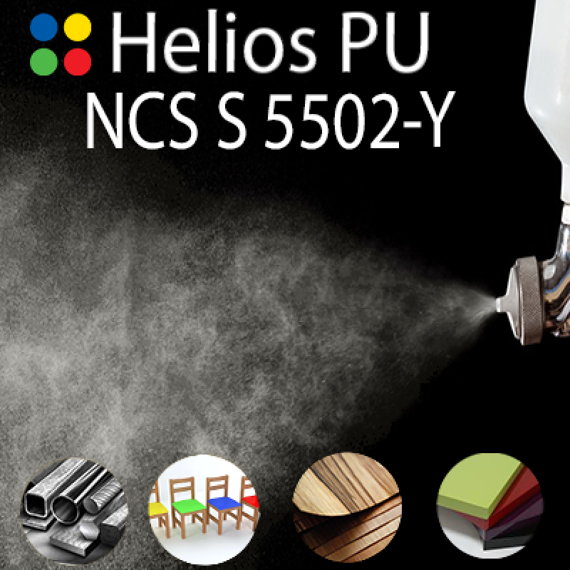 NCS S 5502-Y шовковисто матова, 1 компонентна високоеластична поліуретанова емаль HELIOS PU - 1кг NCS S 5502-Y шовковисто матова, 1 компонентна високоеластична поліуретанова емаль HELIOS PU - 1кг