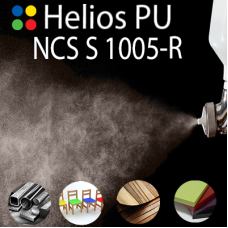 NCS S 1005-R шовковисто матова, 1 компонентна високоеластична поліуретанова емаль HELIOS PU - 1кг