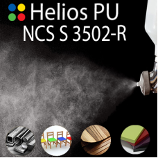 NCS S 3502-R шовковисто матова, 1 компонентна високоеластична поліуретанова емаль HELIOS PU - 1кг