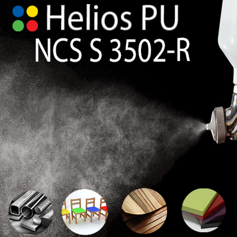 NCS S 3502-R шовковисто матова, 1 компонентна високоеластична поліуретанова емаль HELIOS PU - 1кг NCS S 3502-R шовковисто матова, 1 компонентна високоеластична поліуретанова емаль HELIOS PU - 1кг