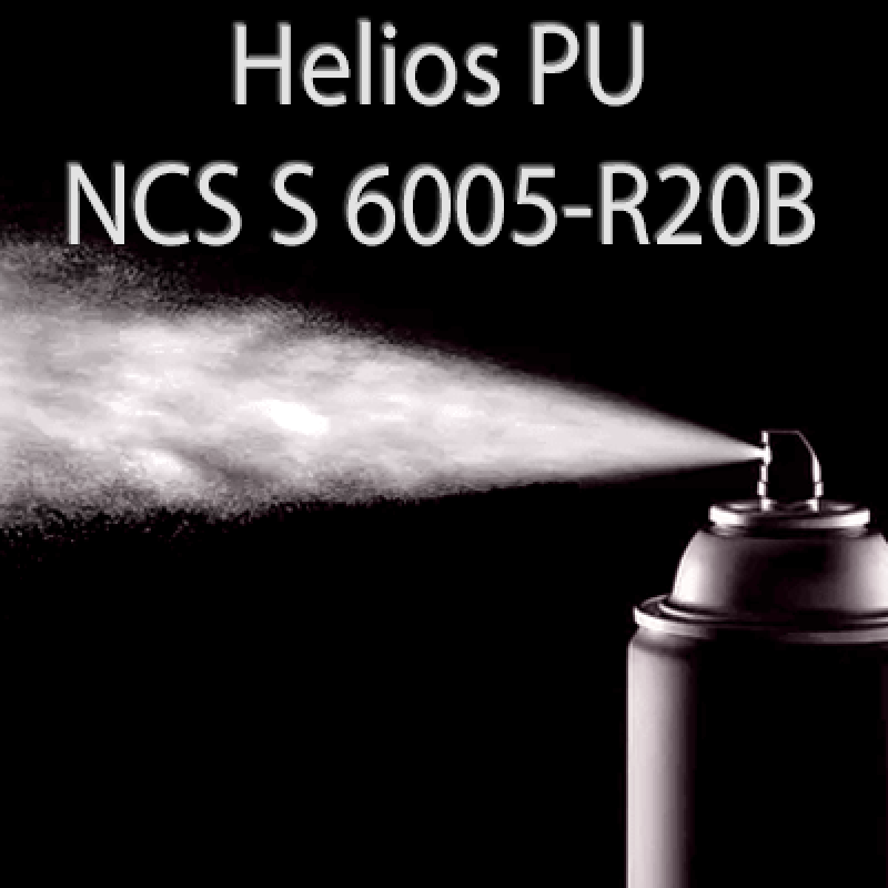 Аерозольна NCS S 6005-R20B шовковисто матова, 1 компонентна поліуретанова емаль HELIOS PU - 400мл