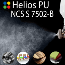 NCS S 7502-B шовковисто матова, 1 компонентна високоеластична поліуретанова емаль HELIOS PU - 1кг