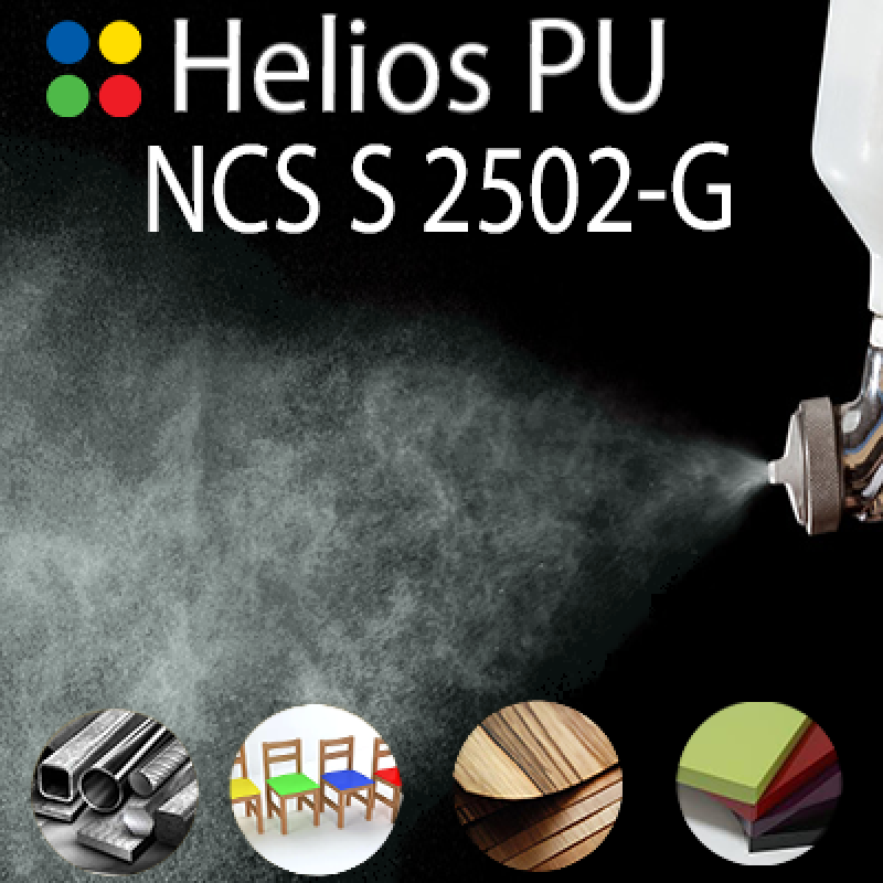 NCS S 2502-G шовковисто матова, 1 компонентна високоеластична поліуретанова емаль HELIOS PU - 1кг NCS S 2502-G шовковисто матова, 1 компонентна високоеластична поліуретанова емаль HELIOS PU - 1кг
