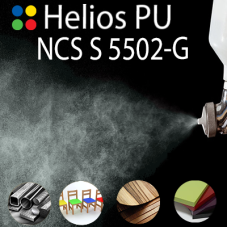 NCS S 5502-G шовковисто матова, 1 компонентна високоеластична поліуретанова емаль HELIOS PU - 1кг