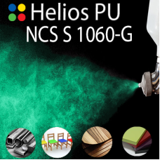 NCS S 1060-G шовковисто матова, 1 компонентна високоеластична поліуретанова емаль HELIOS PU - 1кг