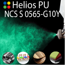 NCS S 0565-G10Y шовковисто матова, 1 компонентна високоеластична поліуретанова емаль HELIOS PU - 1кг